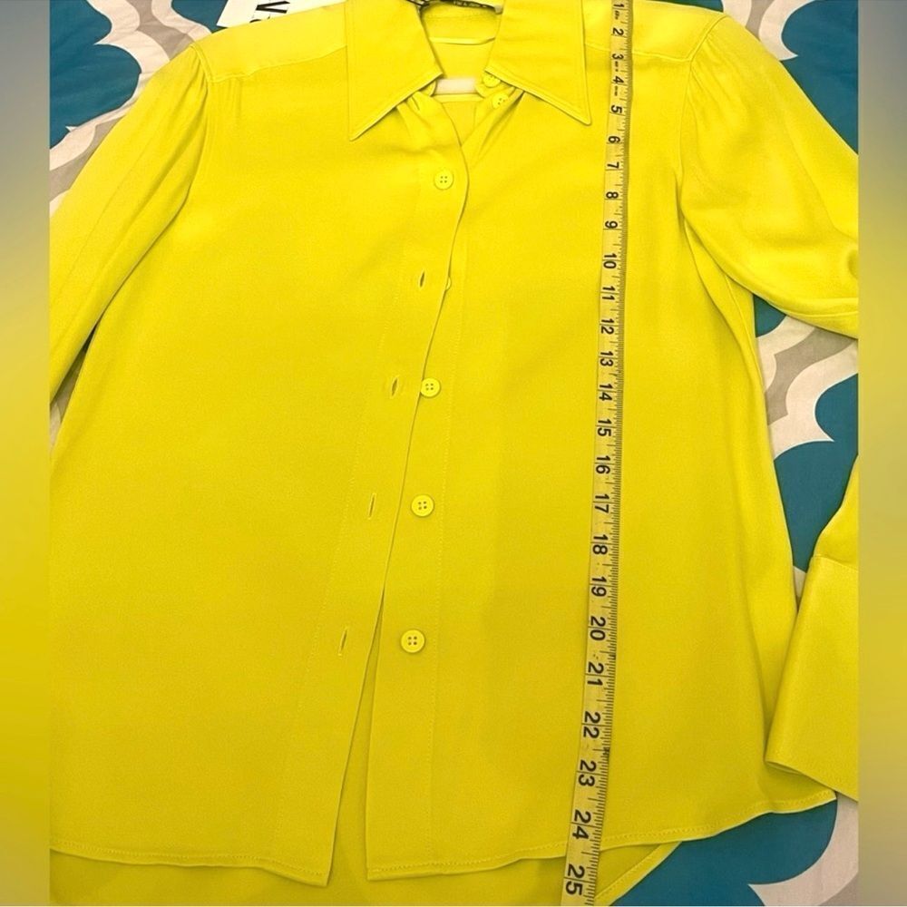 NWT SATIN EFFECT SHIRT Size XS - Picture 9 of 16